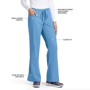 Grey’s Anatomy Women’s Scrub Pants, Ciel, S Petite